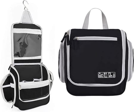 شنطة تنظيم اكسسوارات السفر متعددة الوظائف لمستحضرات التجميل والحلاقة للرجال والنساء مورانو متعددة الالوان