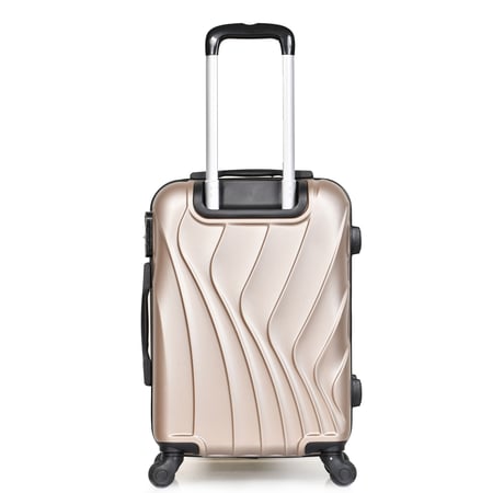 مورانو شنط سفر فايبر 20 أنش كبينة الطائرة ذهبي