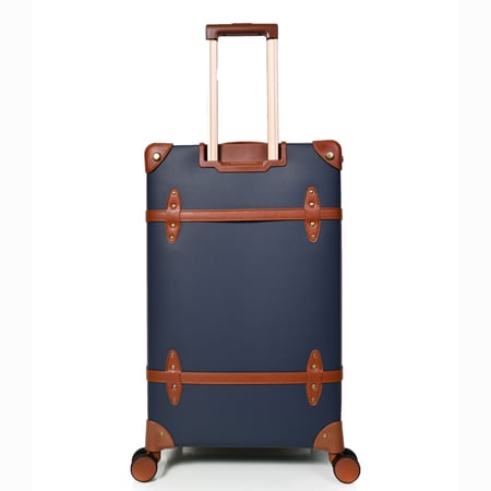 طقم شنط سفر كلاسيك جلد بلكامل مورانو اربع قطع كحلي