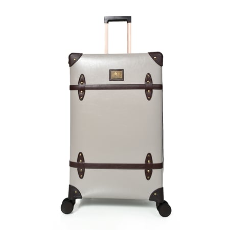 طقم شنط سفر كلاسيك جلد بلكامل مورانو اربع قطع رمادي