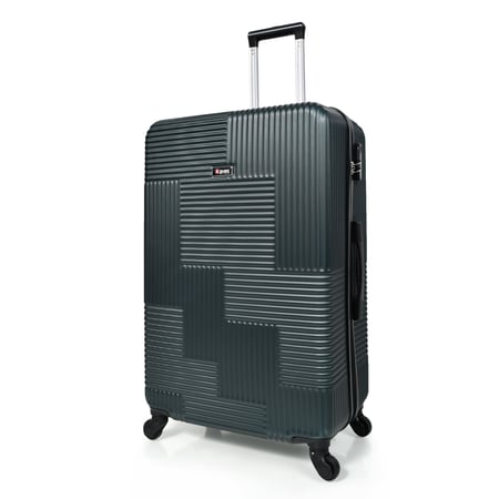 طقم شنط سفر من ويفز 3 قطع فايبر عصري أخضر