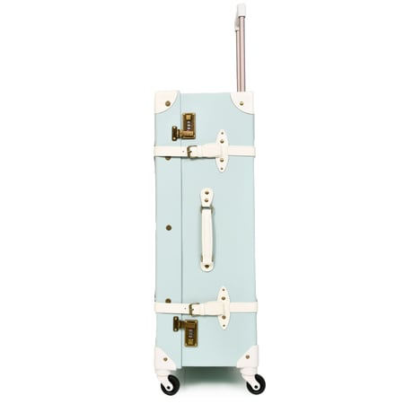 مورانو طقم شنط سفر كلاسيك جلد اربع قطع ازرق فاتح