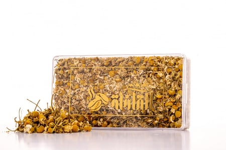 زهرة البابونج علبه