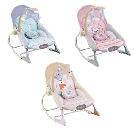 كرسي هزاز للأطفال رائع مع موسيقى يسمح للطفل بالإسترخاء