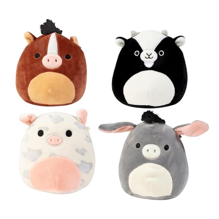 سكويشميلوز - مجموعة الدمى القطنية 5 بوصات  ( تباع بشكل عشوائي )