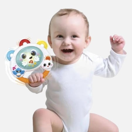 وين فن بيبي شاكر دف مع عضاضات – لعبة موسيقية - شراء لعبة