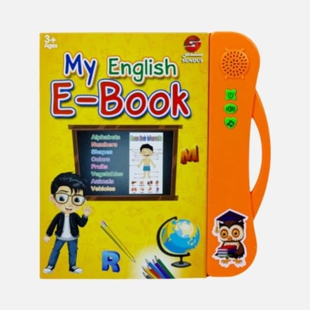 سندس لعبة كتاب إلكتروني تعليمي لتعليم الإنجليزية للأطفال بشاشة لمس تفا