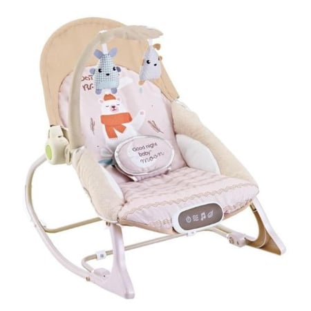 كرسي هزاز للأطفال رائع مع موسيقى يسمح للطفل بالإسترخاء