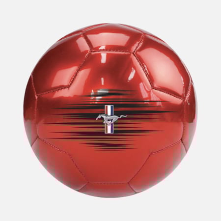 كرة قدم موستانج ميتاليك الأحمر - تصميم أنيق وأداء عالي - حكاية طفل