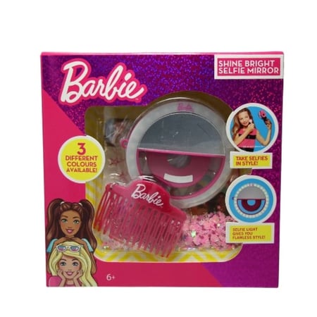 باربي - مرآة سيلفي باربي شاين برايت إل إي دي - متنوعة