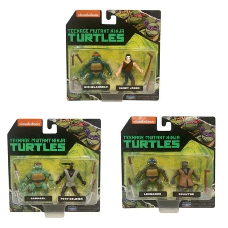 سلاحف النينجا - مجموعة بشخصيتين الصغيرة