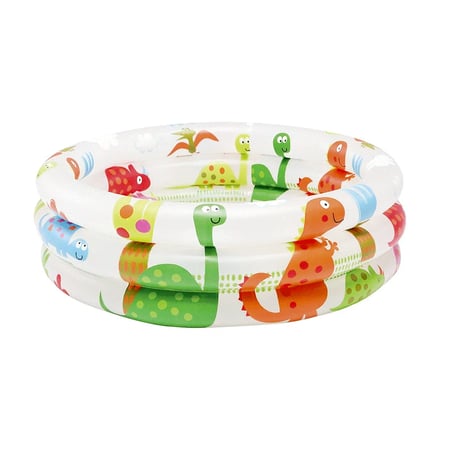 أنتيكس - حوض سباحة بطابع ديناصورات من 3 حلقات