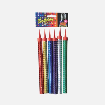 شموع عيد ميلاد لامعة