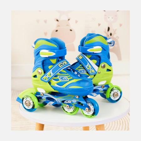 حذاء تزلج رياضي باربعة كفرات للاطفال - للمبتدئين - حكاية طفل