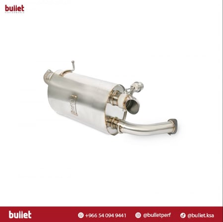 STAGE2 midsection  muffler with dumb 3.0 inches NISSAN VTC Y61