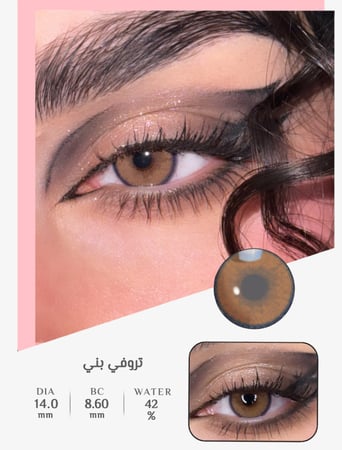 عدسات تروفي بني رينة