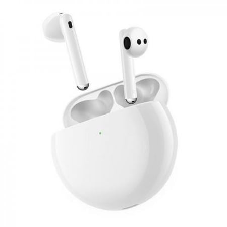 هواوي فري بودز 4، مع تقنية إلغاء الضجيج الذكية، فضي