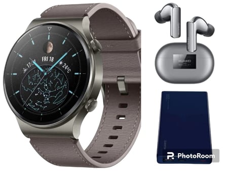 عرض خاص: ساعة جي تي 2 برو+ سماعة فري  بودز برو 2 + بور بنك 12000