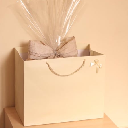 إضافة كيس تقديم  للبوكس الخشبي