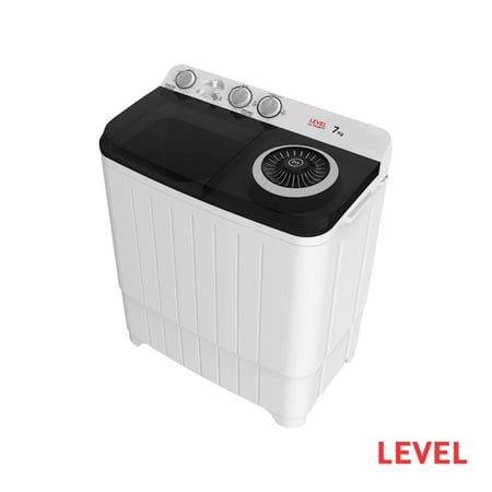 عالم الأجهزة ودي ستورز أجهزة غسالة ليفيل حوضين 7 كيلو موديل LV-703WT