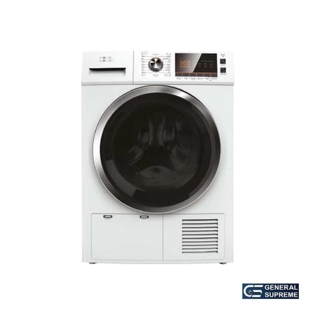 عالم الاجهزة ودى ستورز اجهزة منزلية جنرال سوبريم مجفف تعبئه امامية 8 ك