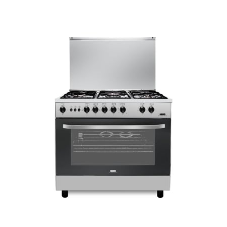 فرن هام 5 عيون غاز 55*80 استيل أمان كامل - 102046