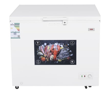 104176 - فريزر هام  أفقي 9.2 قدم أبيضHM400FR-O23