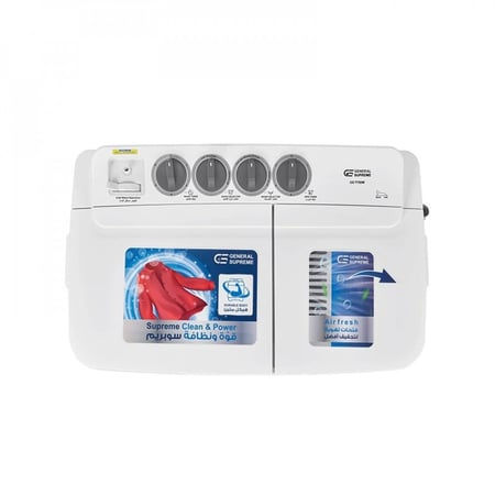 عالم الاجهزة ودى ستورز اجهزة منزلية جنرال سوبريم, غسالة غساله نصف أوتو