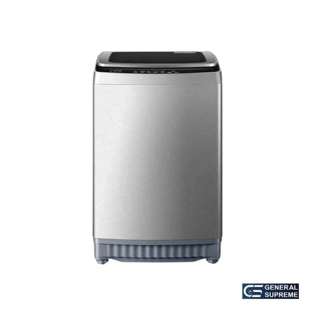 جنرال سوبريم , غسالة أوتوماتيك تعبئة علوية , 18 كجم,تنظيف ذاتي ,التعقيم بالضوء الأزرق ,ستيل ،- 102495