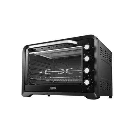 عالم الاجهزة ودى ستورز اجهزة منزلية فرن هام 80 لتر اسود 2400 واط مع مر