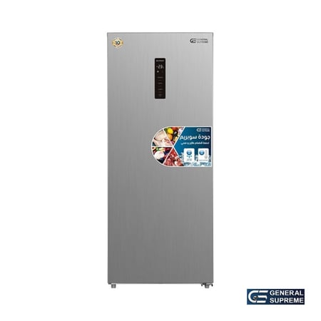 عالم الاجهزة ودى ستورز اجهزة منزلية جنرال سوبريم , فريزر رأسي باب واحد