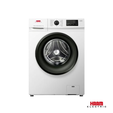 غسالة هام تعبئة أمامية 7 كيلو  15 برنامج 1200 دورة أبيض - 102134