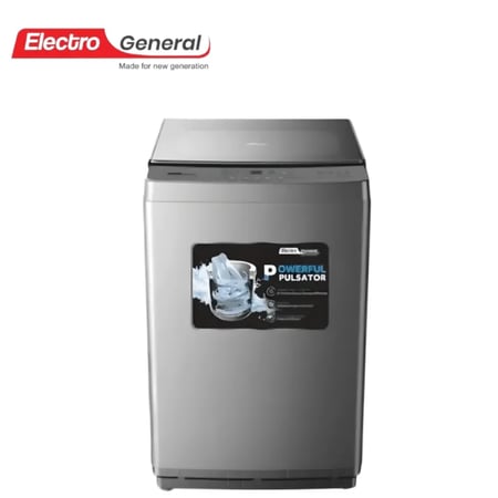 غسالة الكترو جنرال أوتوماتيك تعبئة علوية 18 كجم — زجاج مقسّى — WXK-TL1800