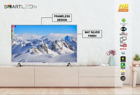 جيباس تلفزيون ال اي دي ذكي مقاس 32 بوصة GLED3202SEHD