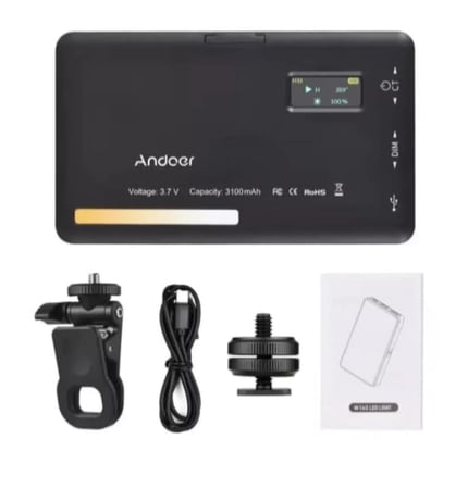 إضاءة تخيم وتصوير إحترافية محمولة متعددة الاستخدام