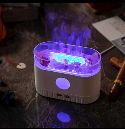 فواحة اللهب مع الاحجار