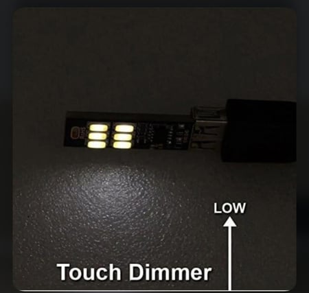 لمبة اضاءة مصباح صغير الحجم يعمل عن طريق منفذ USB