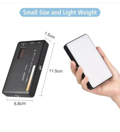 إضاءة تخيم وتصوير إحترافية محمولة متعددة الاستخدام