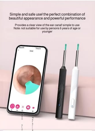 كاميرا ازالة شمع الاذان الذكية