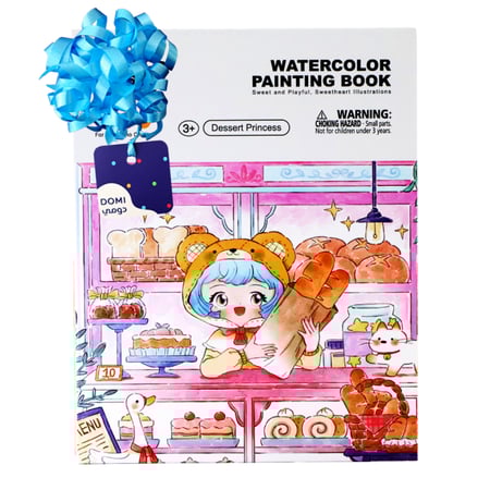 توزيعات | دفتر ألوان مائية - حلى الأميرات