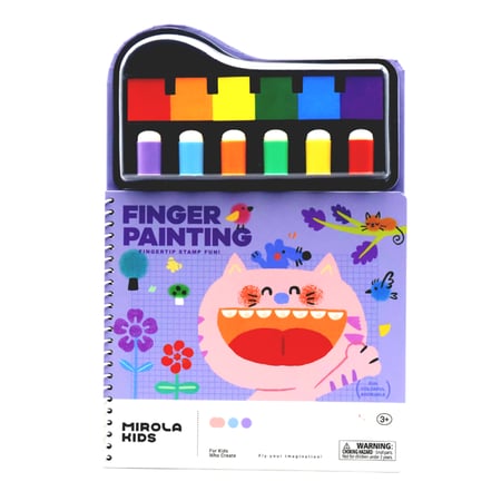 جارميلو | دفتر تلوين بالأصابع مع أختام طباعة