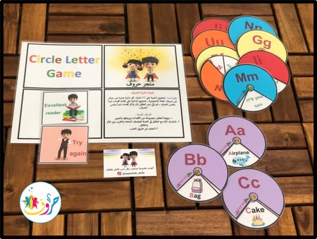 لعبة : دائرة الحرف