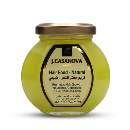 كريم مغذي للشعر طبيعي من كازانوفا  - 150 جم