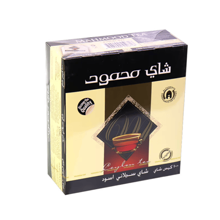 شاي محمود سيلاني اسود 100 ظرف