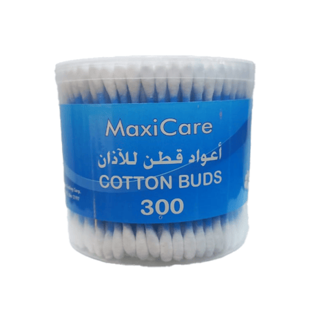 اعواد اذن قطن عبوة ماكسي كير 300حبه