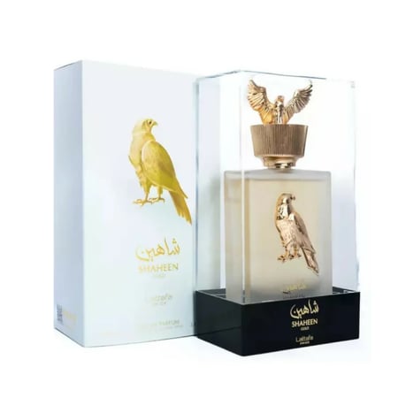 عطر شاهين ذهبي من لطافة  - بخاخ او دو بارفان 100 مل