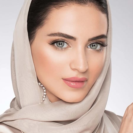 عدسات ملونة لنس مي - شوقر جراي