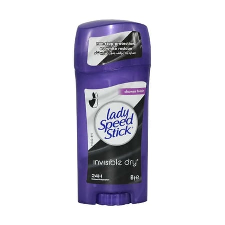إنفيزبل دراي شاور فريش مزيل العرق من ليدي سبيد ستيك-65 جم