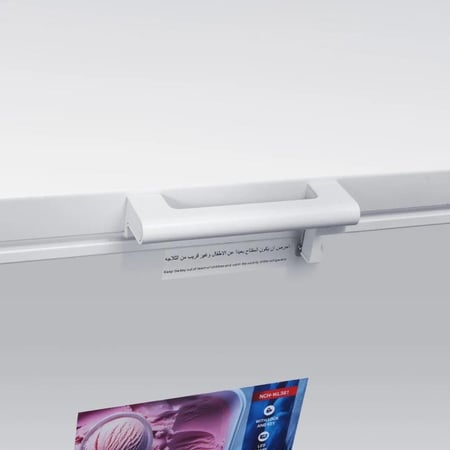 فريزر أفقي Electro General سعة 13.4 قدم - تجميد فائق - موديل NCH-WL381