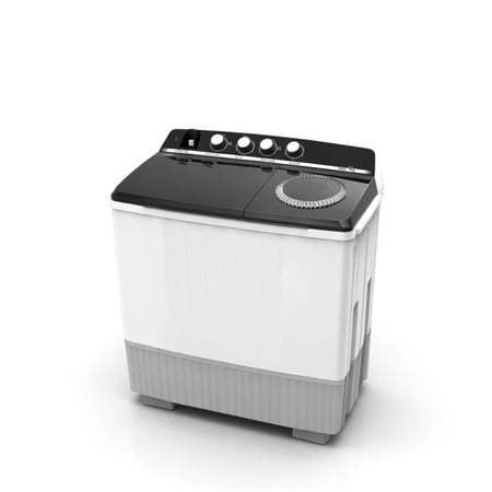 غسالة يونكس حوضين 14 كيلو أبيض موديل OMR140